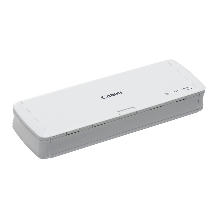 Canon ImageFormula R10 installation guide