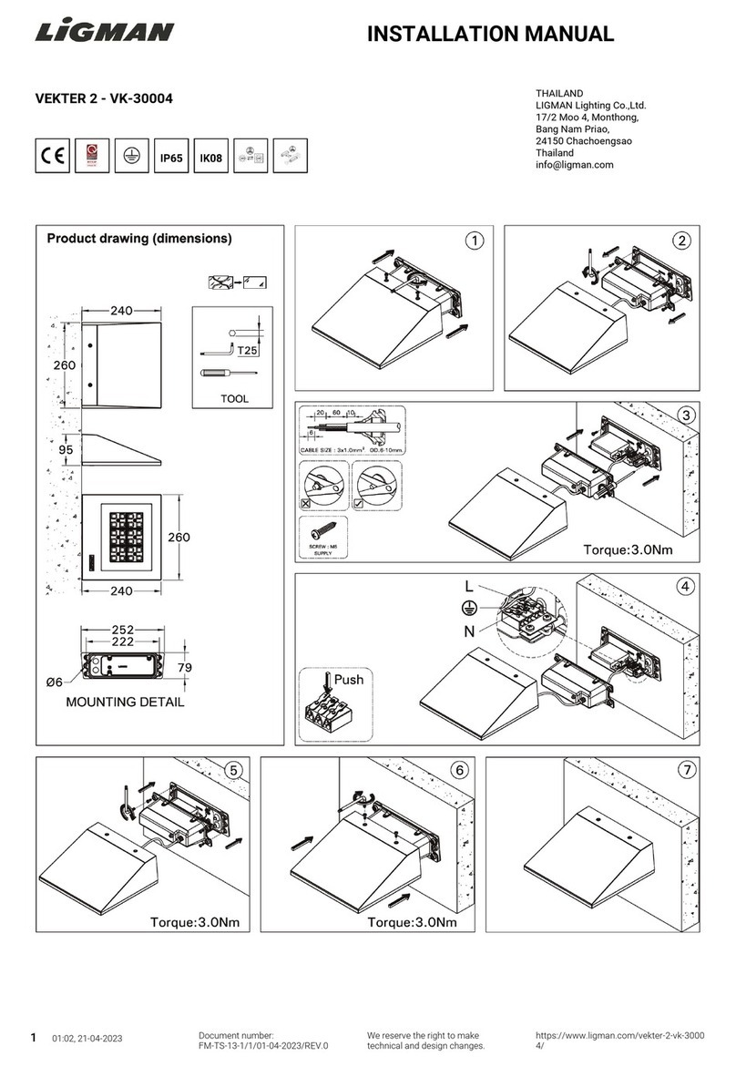 LIGMAN VK-30004 installation manual