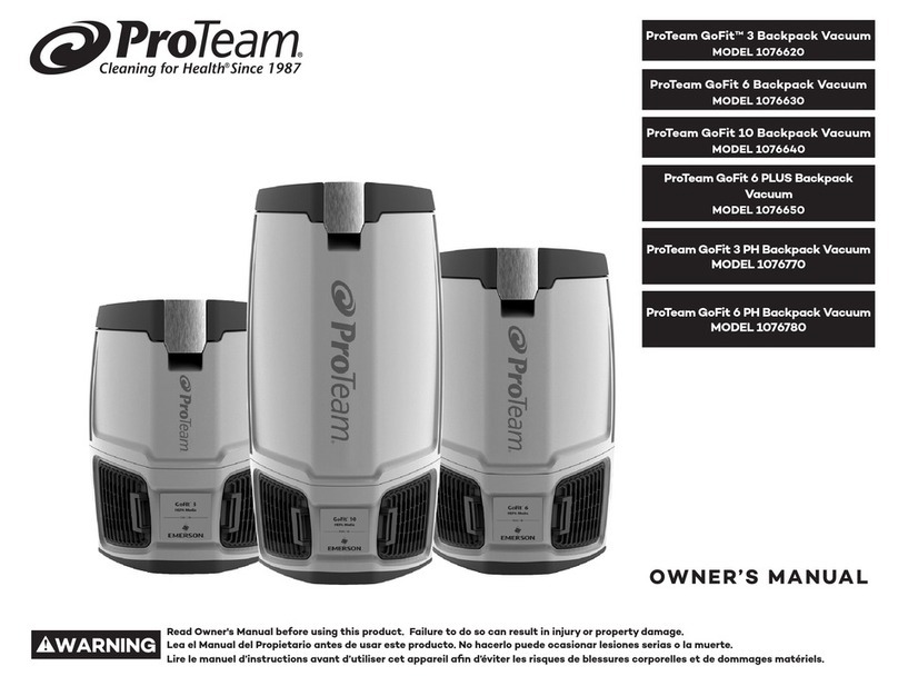 Pro-Team GoFit 3 PH owner's manual