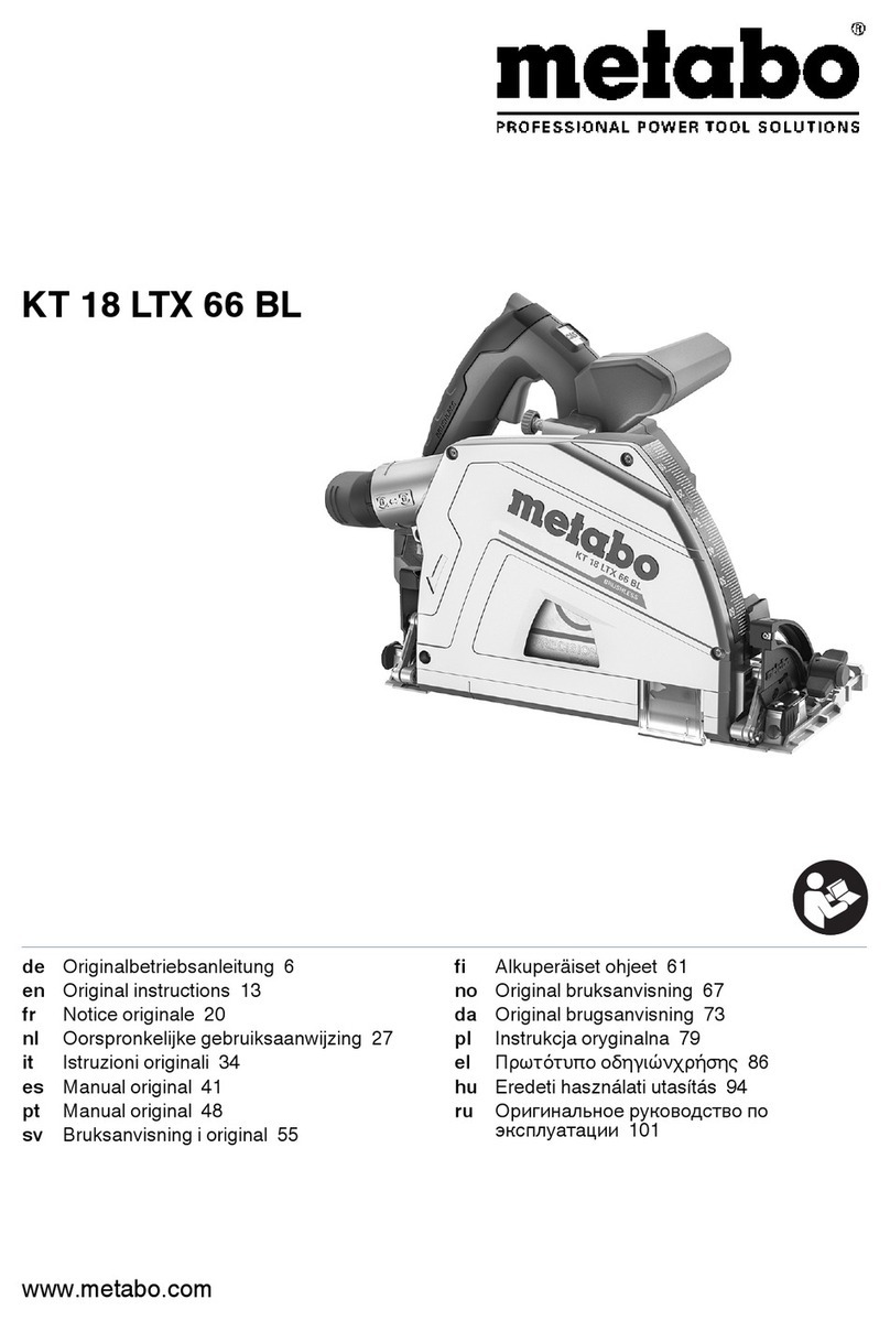 Metabo 601866840 User manual