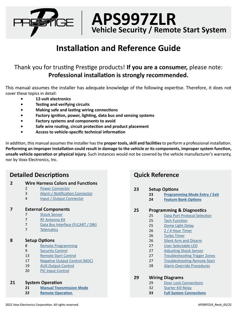 Prestige APS997ZLR Installation and reference guide