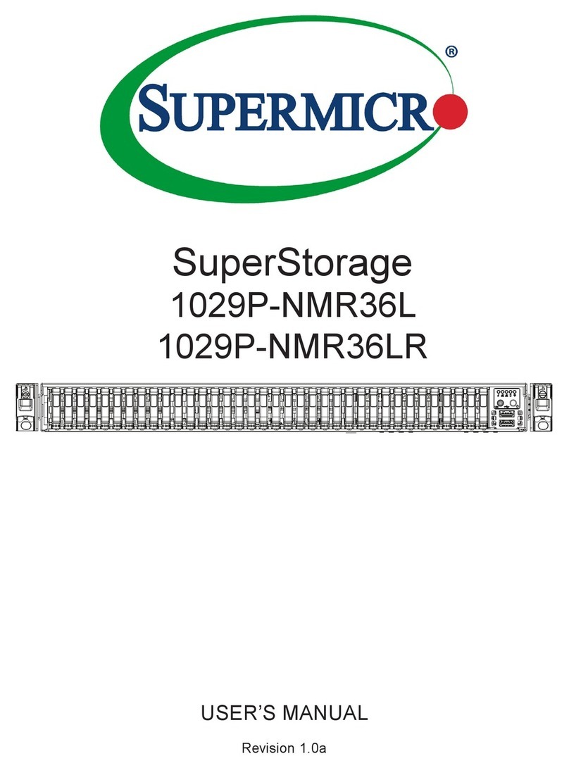 Supermicro SuperStorage 1029P-NMR36L User manual Supermicro SuperStorage 1029P-NMR36L User manual