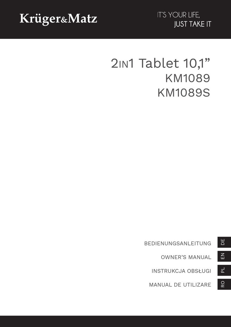 Krüger & Matz KM1089 User manual