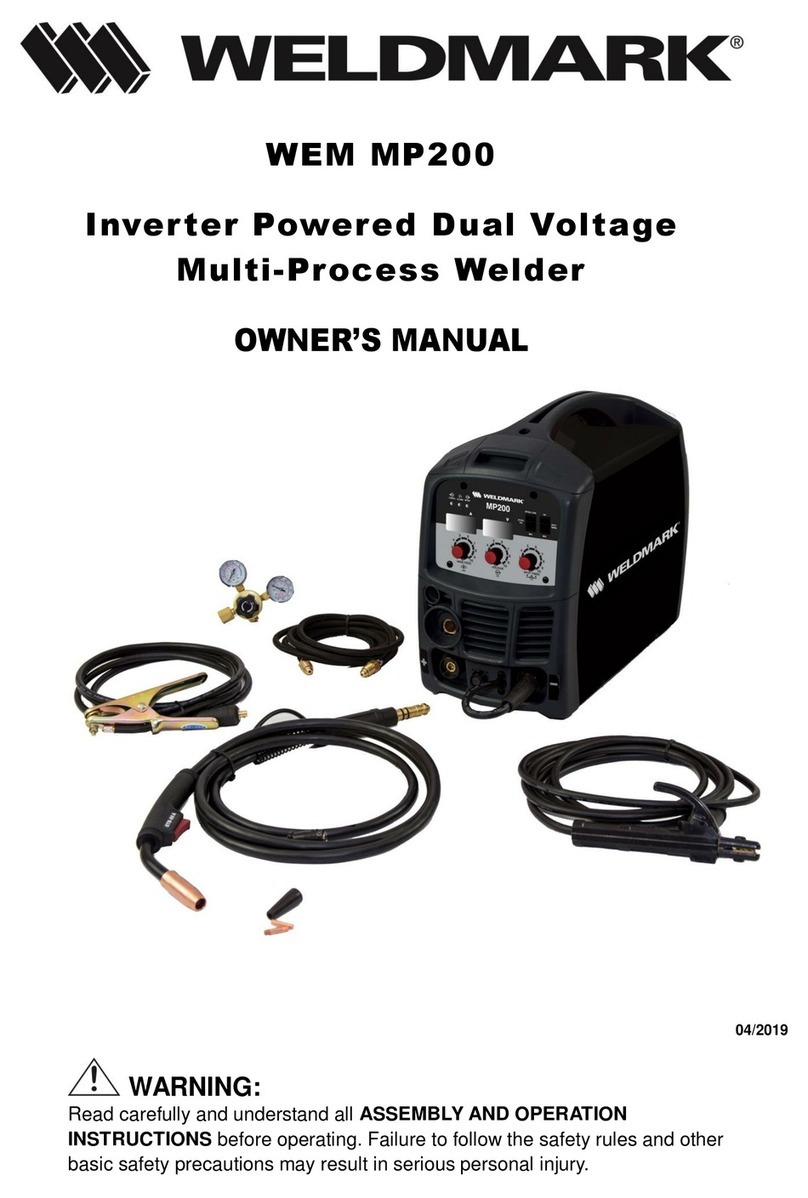 WELDMARK WEM MP200 owner's manual