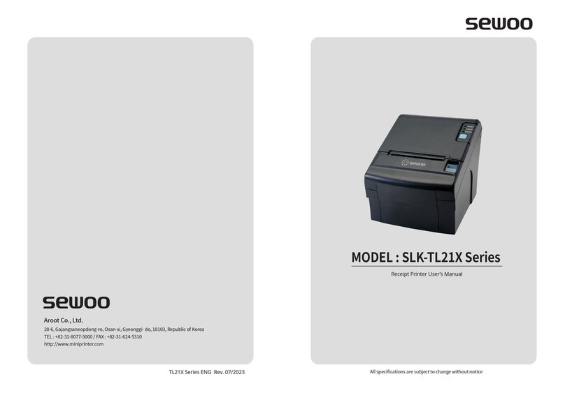SEWOO SLK-TL21 Series User manual