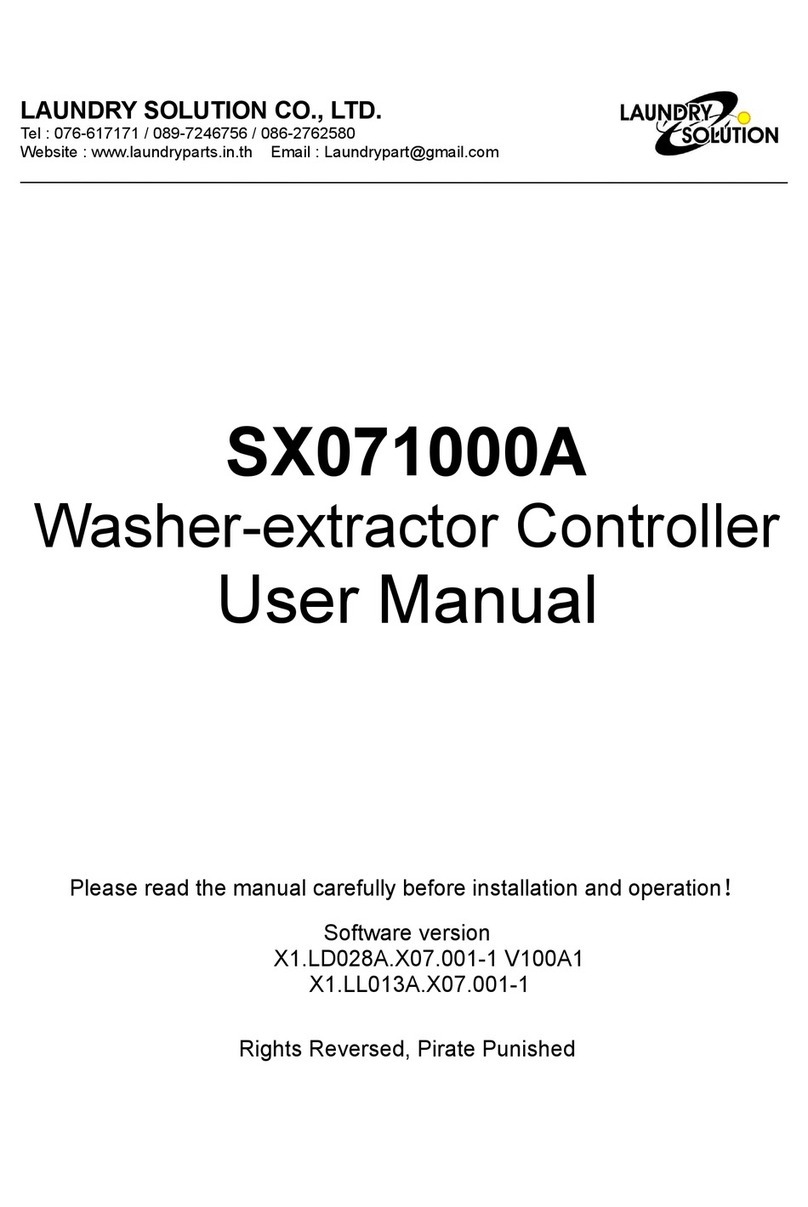 LAUNDRY SOLUTION SX071000A user manual