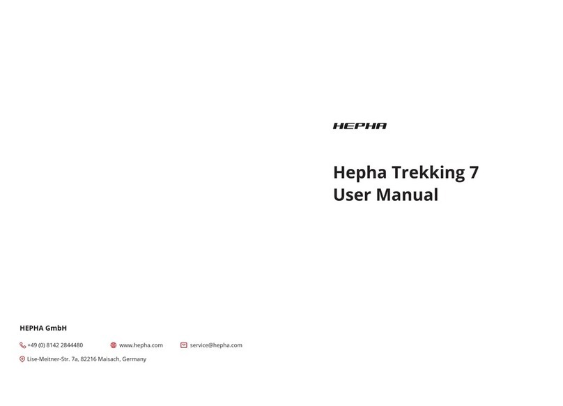 Hepha Trekking 7 user manual