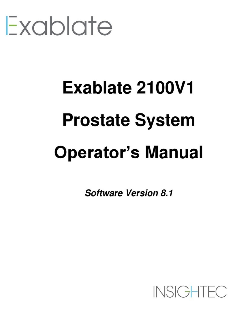 Insightec Exablate 2100V1 Operator's manual