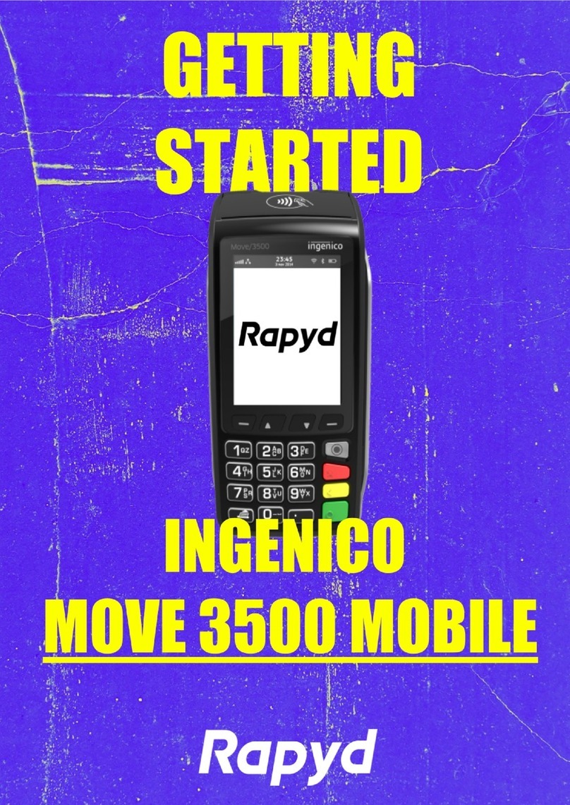 Rapyd INGENICO MOVE 3500 MOBILE Getting started