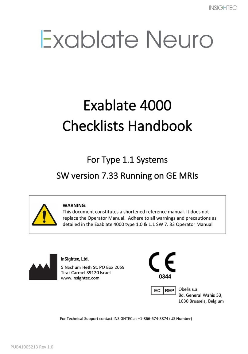 Insightec Exablate 4000 Handbook