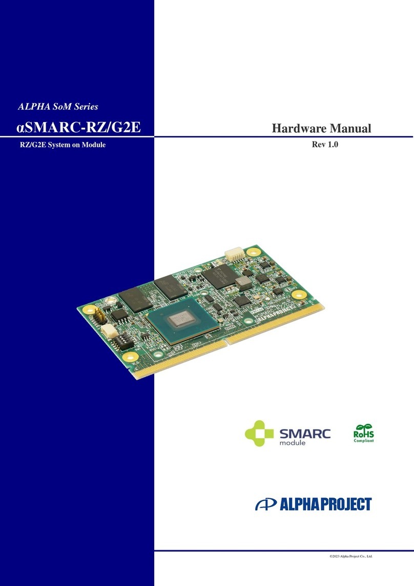 ALPHA PROJECT ALPHA SoM Series User manual
