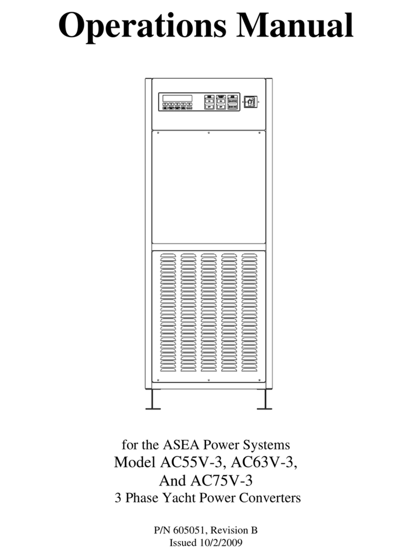 ASEA AC55V-3 Operation manual