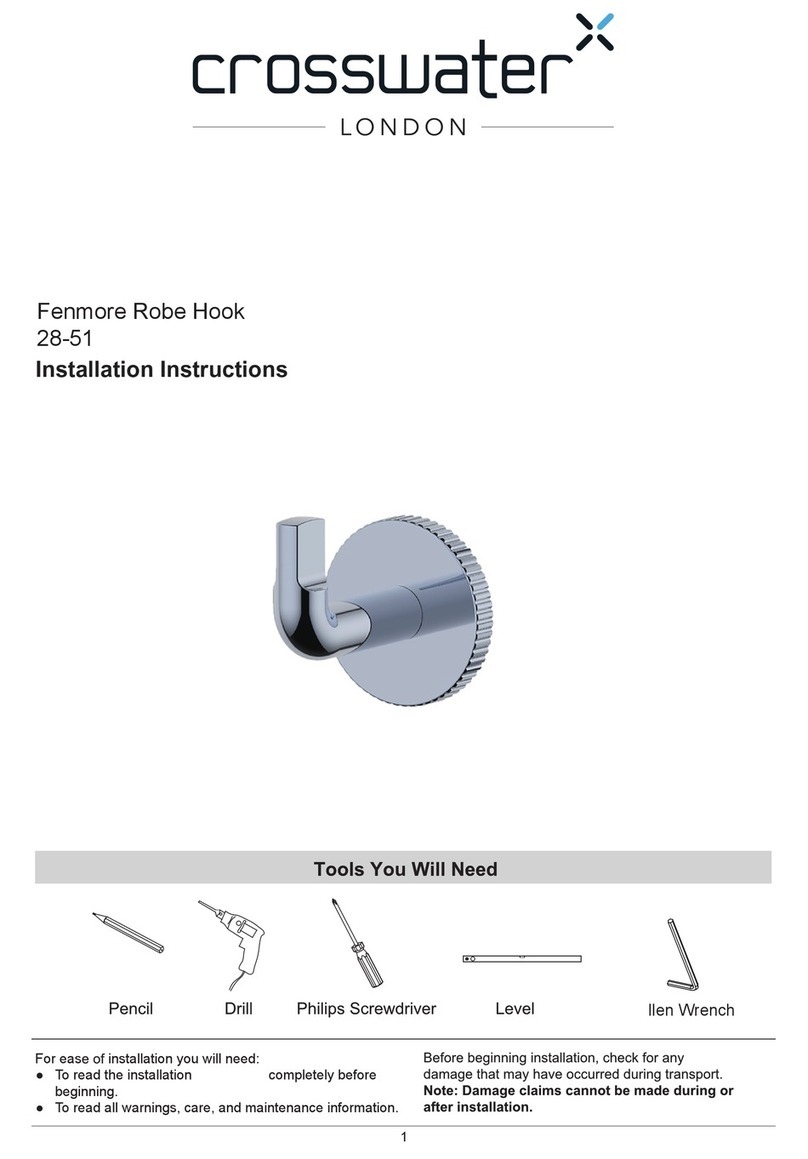 Crosswater Fenmore 28-51 installation instructions