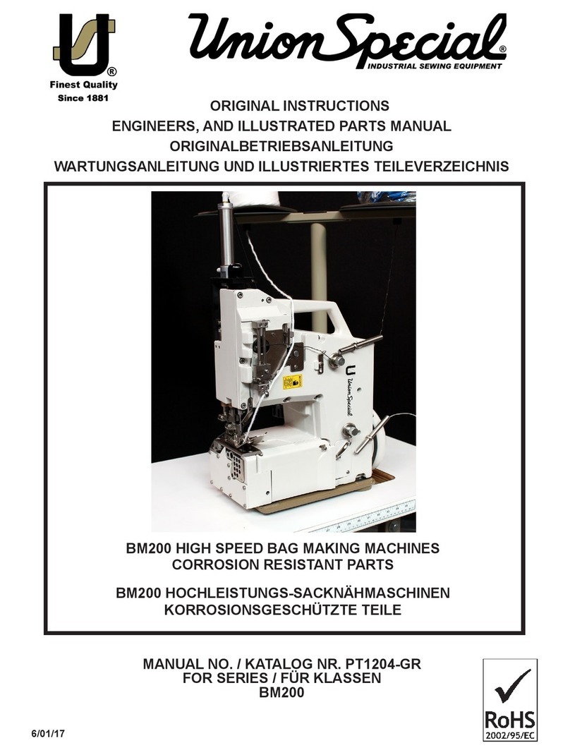 UnionSpecial BM200 User manual