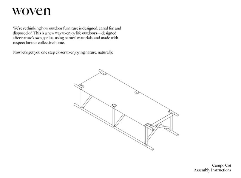 Woven Campo Cot Assembly instructions Woven Campo Cot Assembly instructions