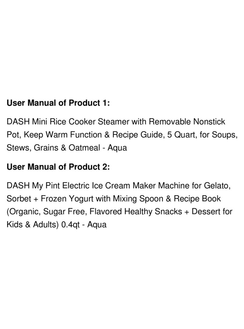 DAS DRCM200 Instruction manual & recipe guide