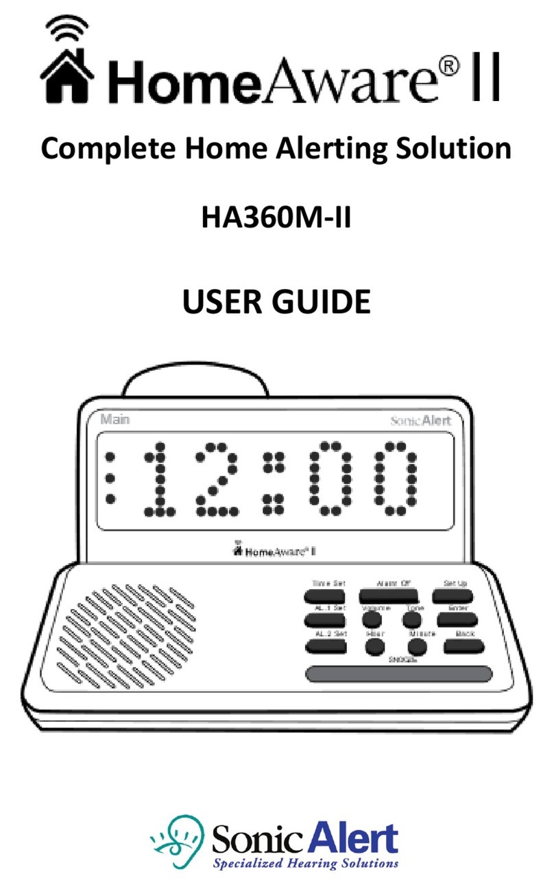Sonic Alert HomeAware II user guide