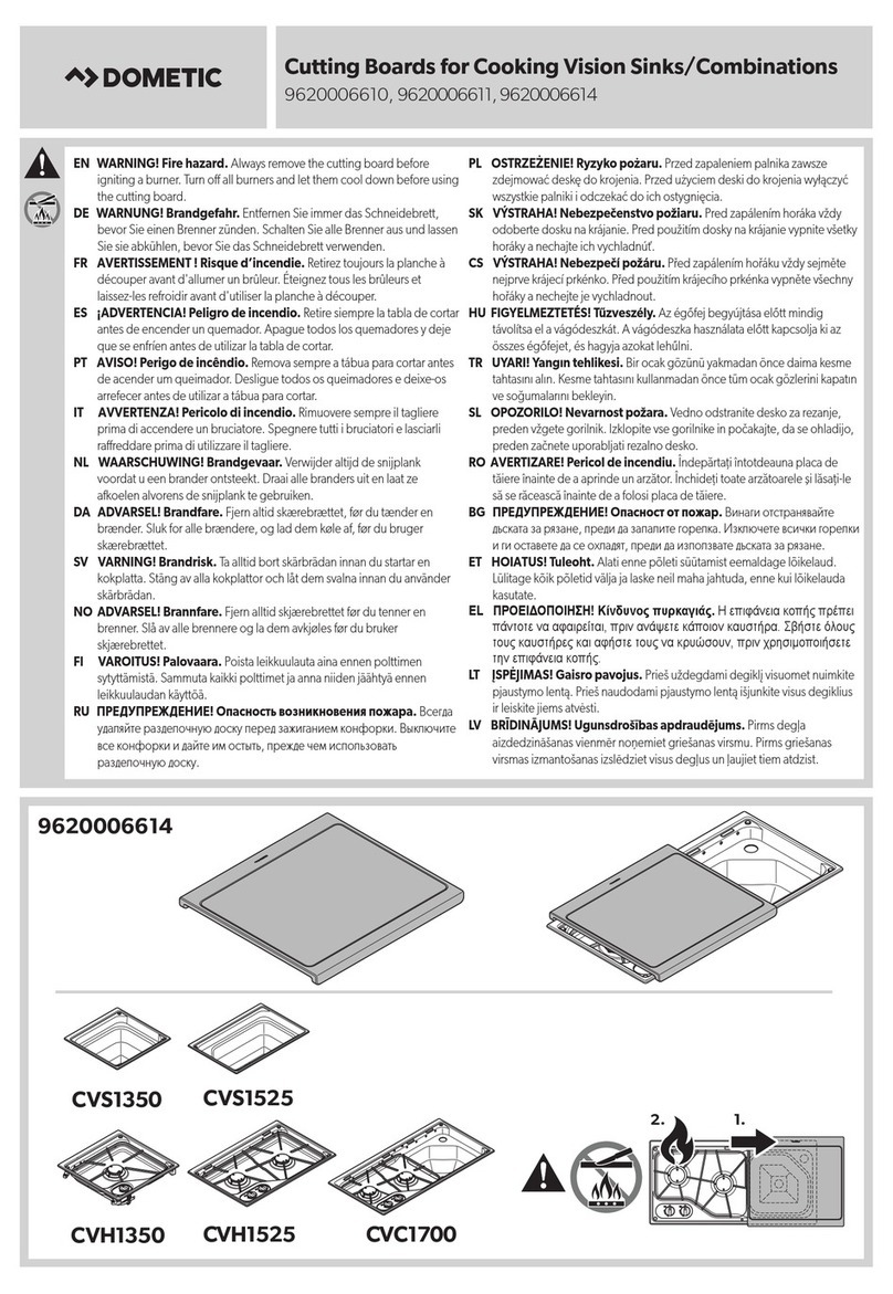 Dometic 9620006610 User manual