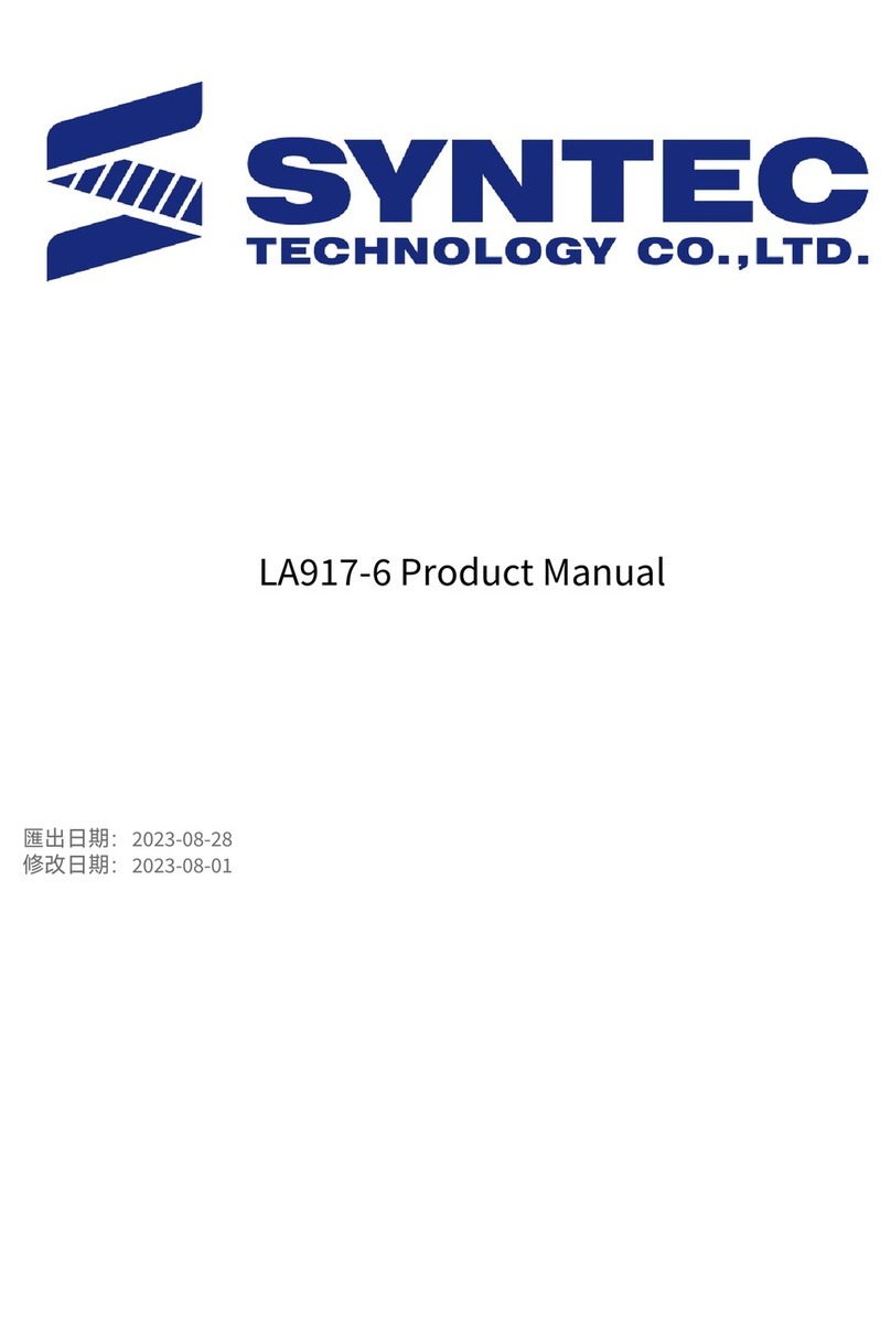 Syntec Y Series User manual