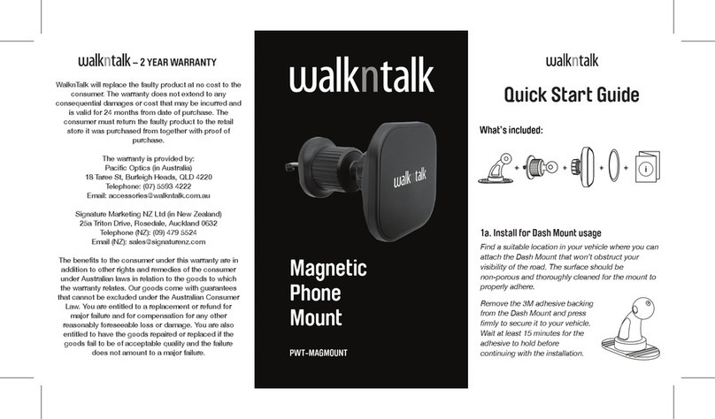 walkntalk PWT-MAGMOUNT quick start guide