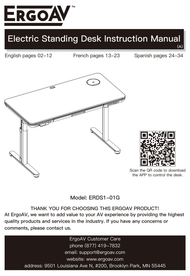 ErgoAV ERDS1-01G instruction manual