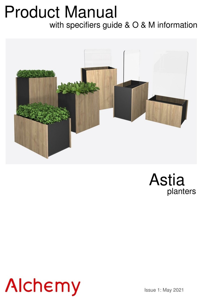 alchemy Astia planters product manual