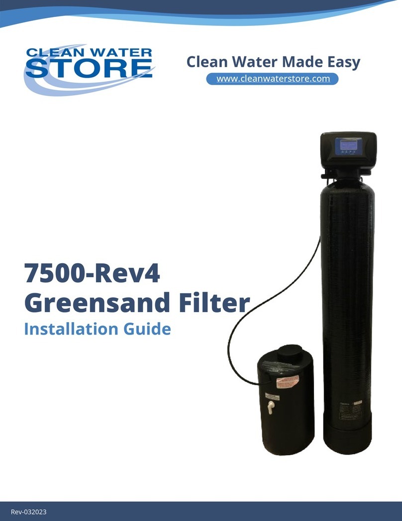 Clean Water 7500-REV4 installation guide