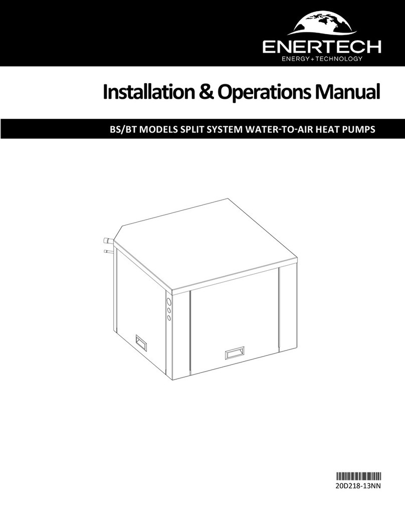 Enertech BS018 Installation & operation manual