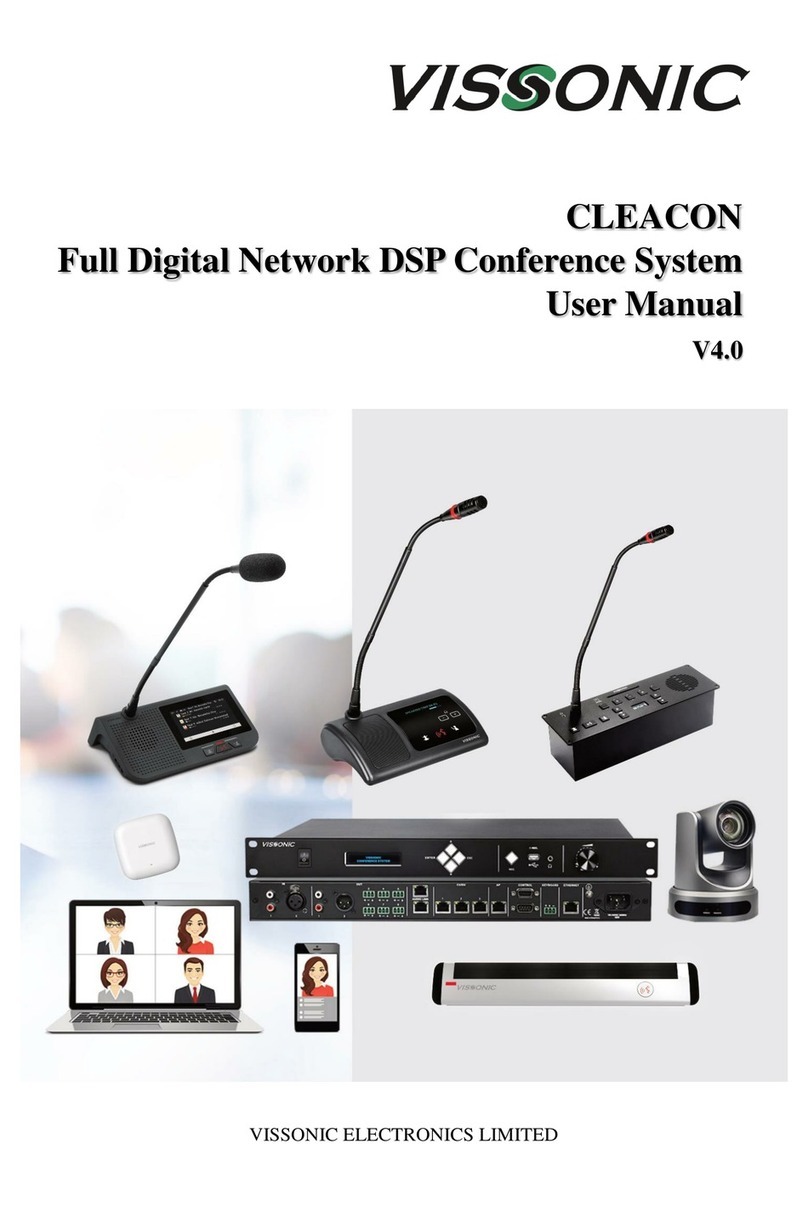 vissonic CLEACON User manual