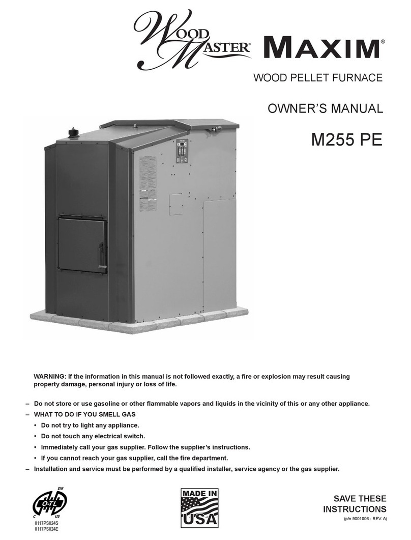 Wood master MAXIM M255 PE owner's manual Wood master MAXIM M255 PE owner's manual