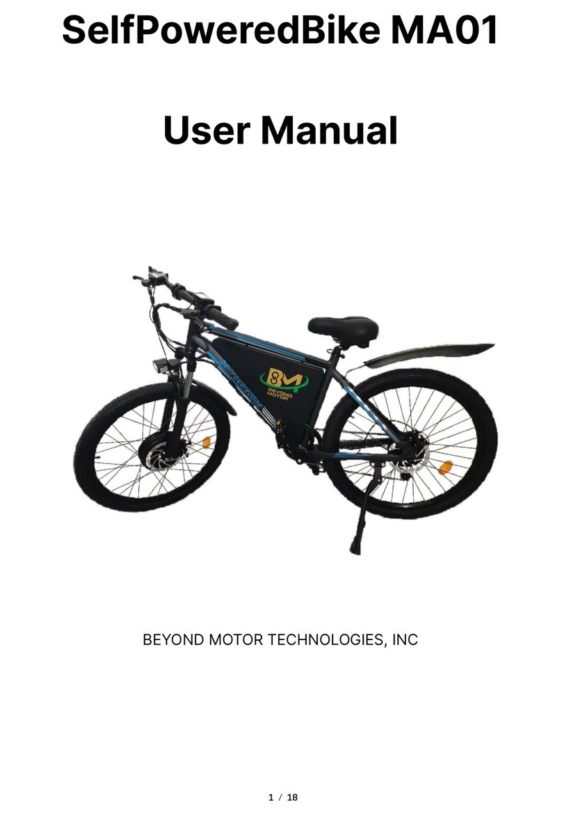 Beyond SelfPoweredBike MA01 user manual