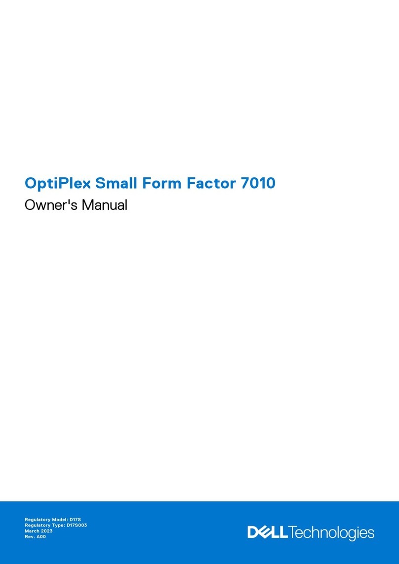 Dell OptiPlex Small Form Factor 7010 User manual Dell OptiPlex Small Form Factor 7010 User manual