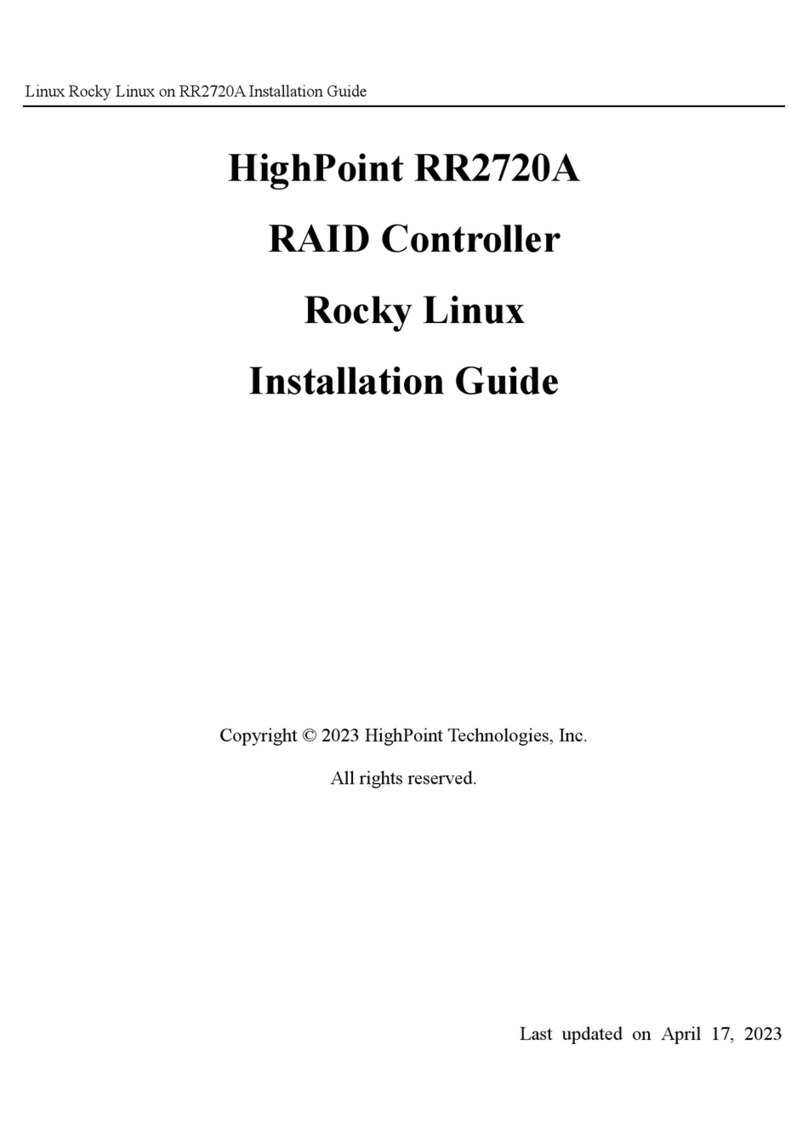 HighPoint RR2720A installation guide
