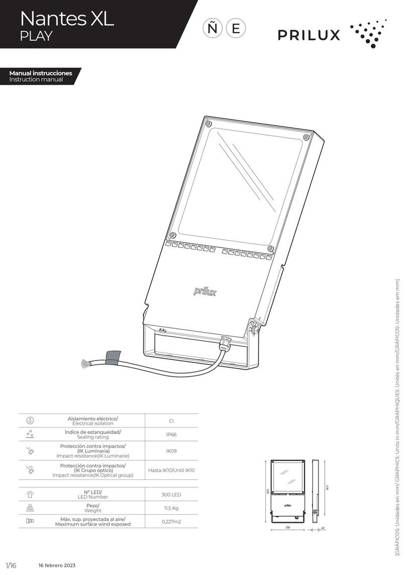 Prilux Nantes XL PLAY instruction manual