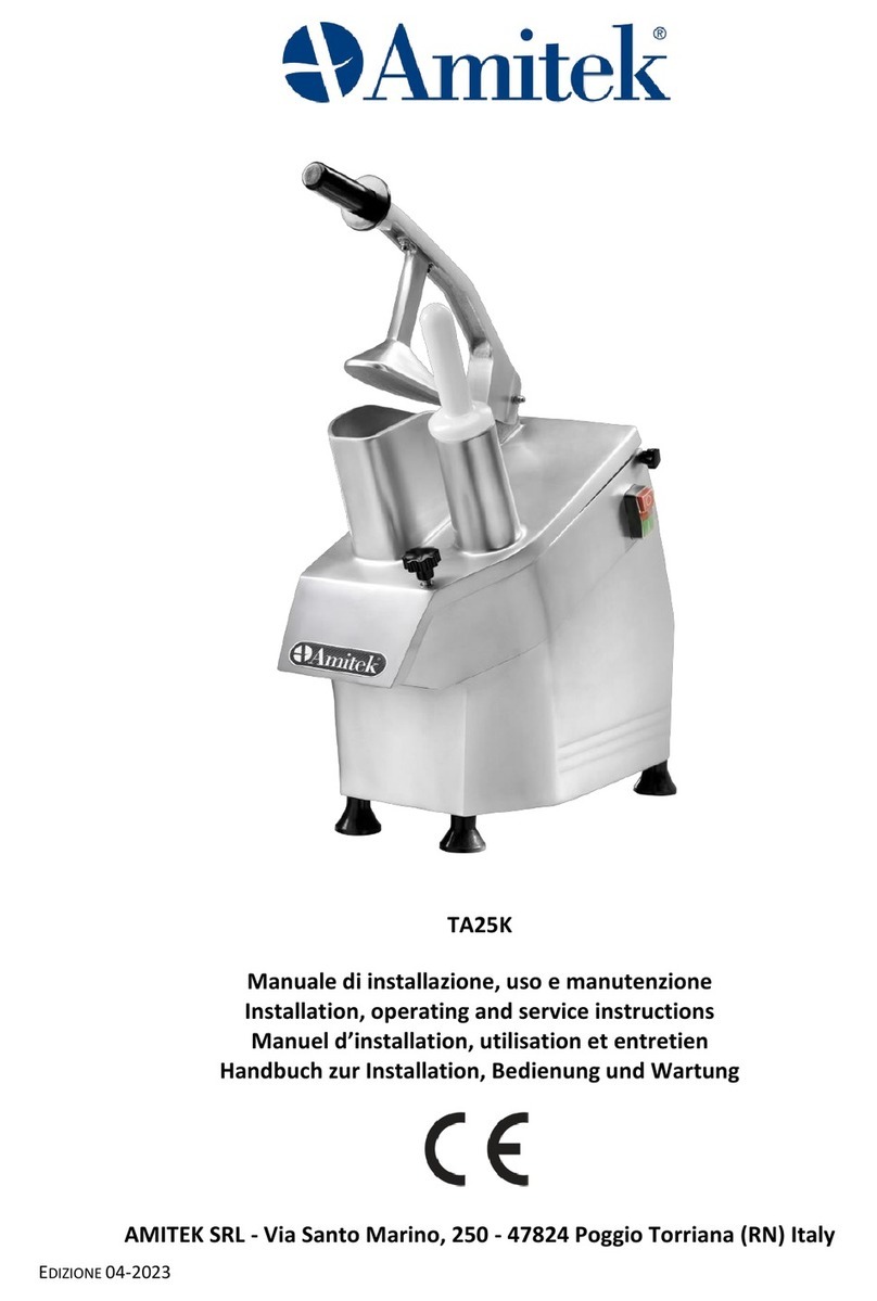 Amitek TA25K Installation, operating and service instructions