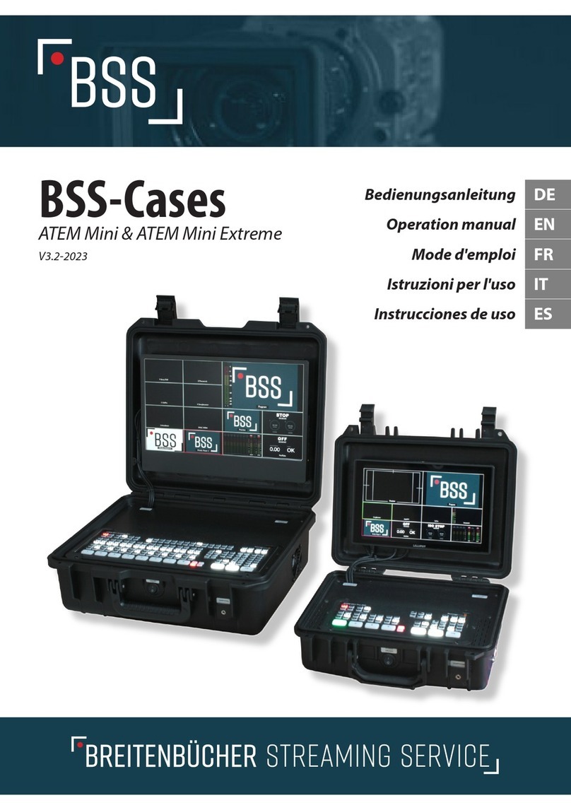 BSS Audio ATEM Mini User manual