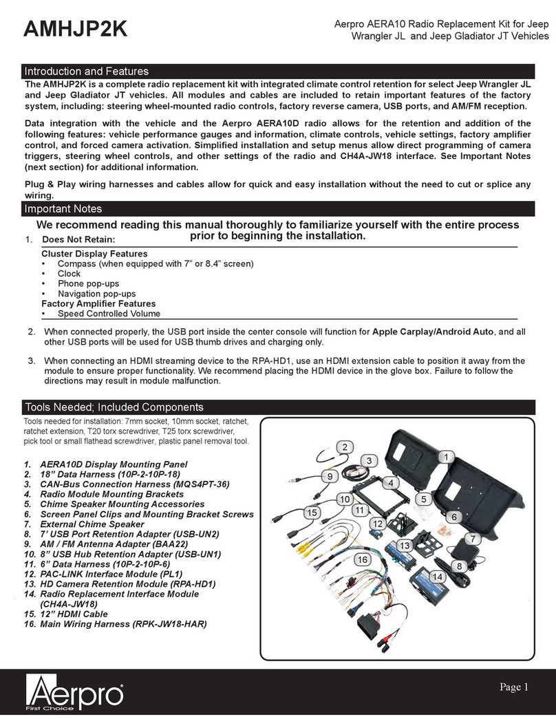 Aerpro AMHJP2K manual