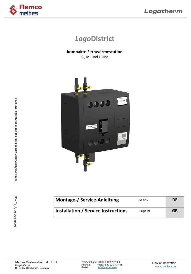 flamco Logotherm LogoDistrict S Installation & service instructions