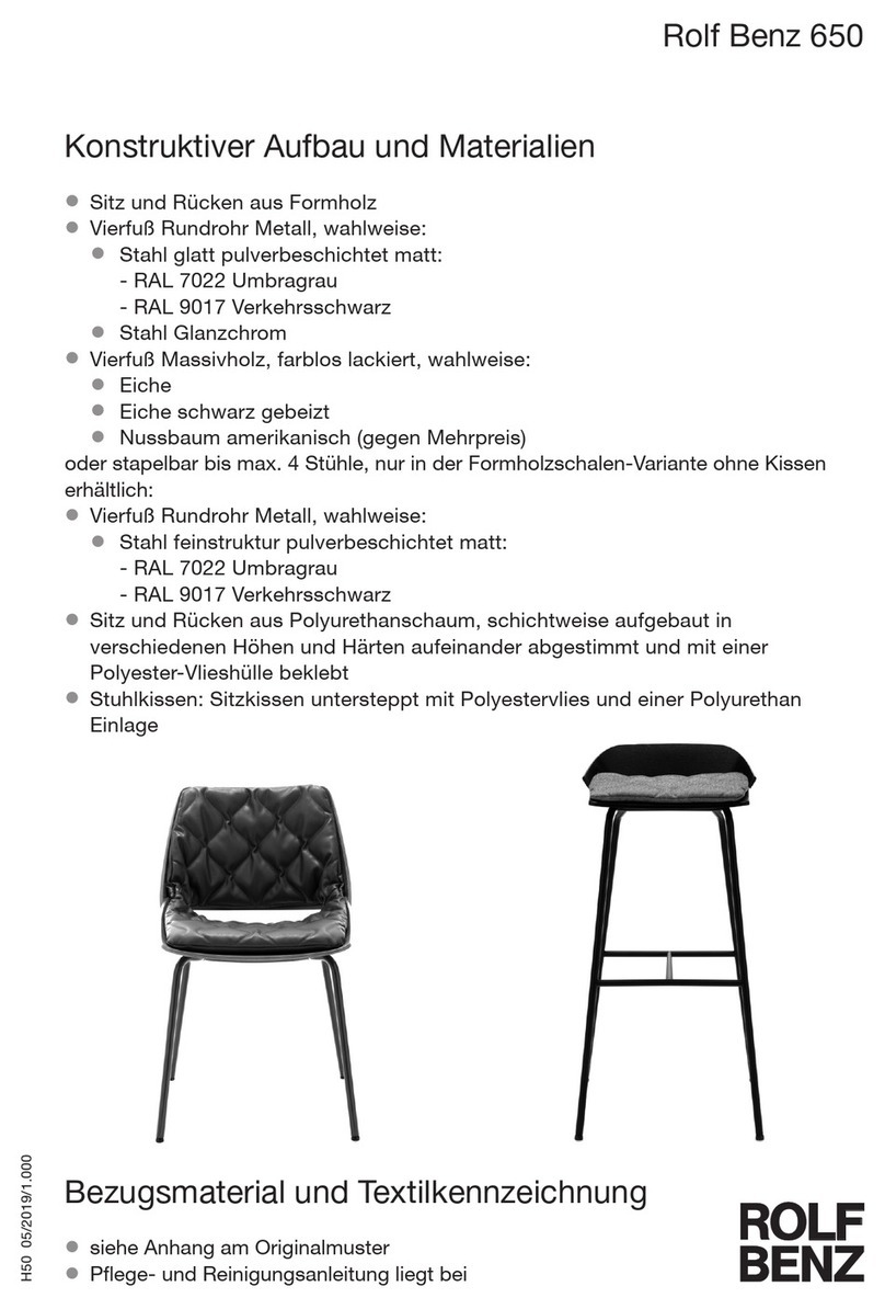 Rolf Benz 650 manual
