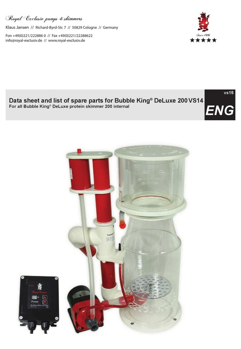 Royal Exclusiv Bubble King DeLuxe 200 VS14 datasheet