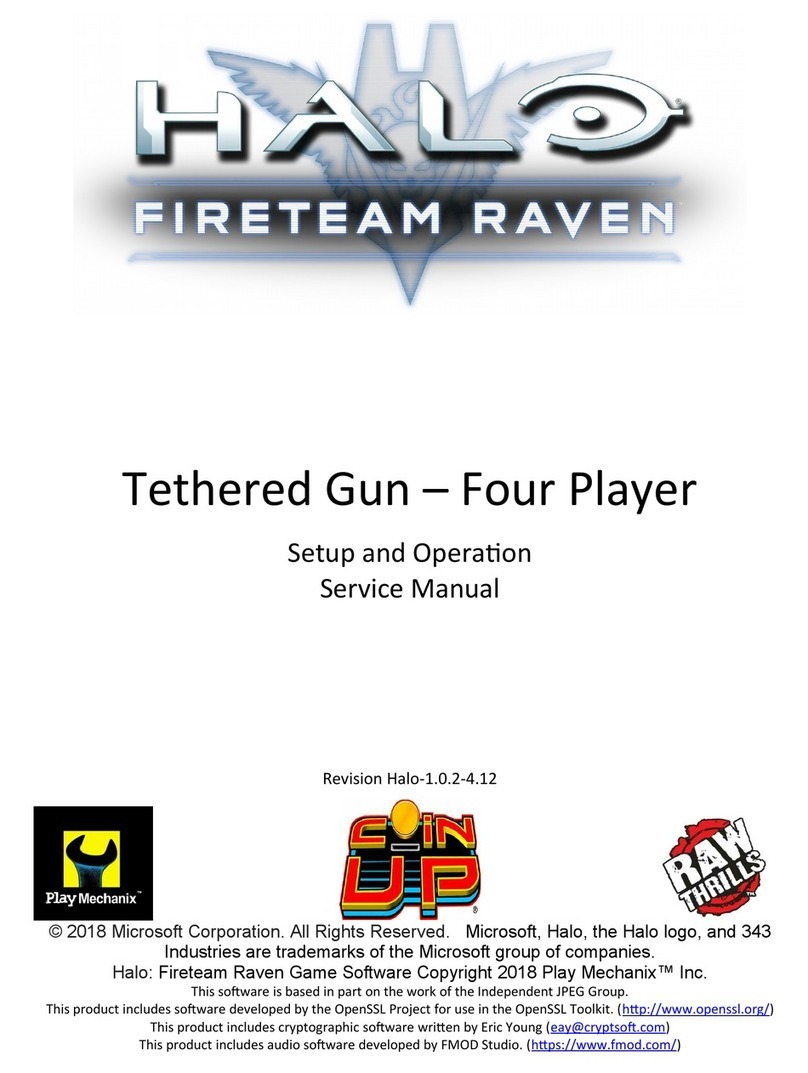 PlayMechanix HALO FIRETEAM RAVEN Setup and Operaton Service Manual