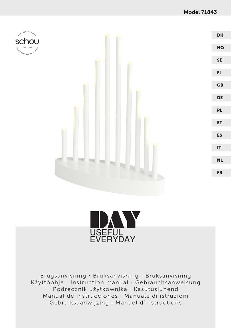 Schou DAY USEFUL EVERYDAY 71843 instruction manual