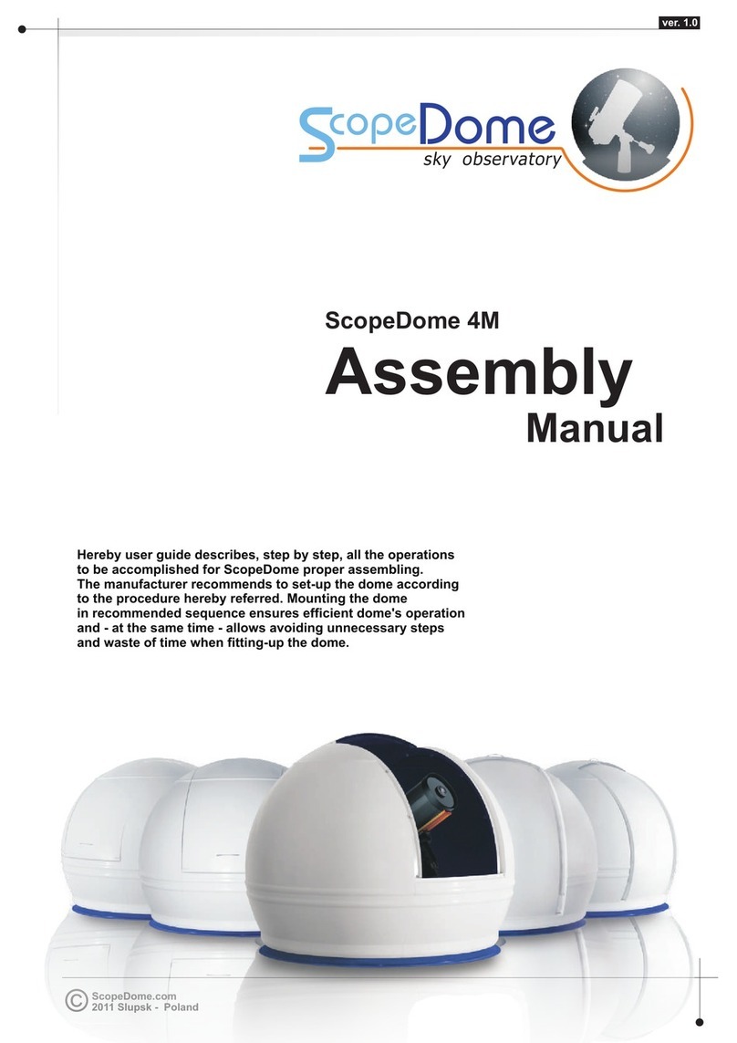 ScopeDome 4M Assembly manual ScopeDome 4M Assembly manual