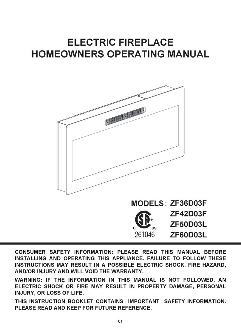 CAMBRIDGE ZF36D03F Homeowners operating manual