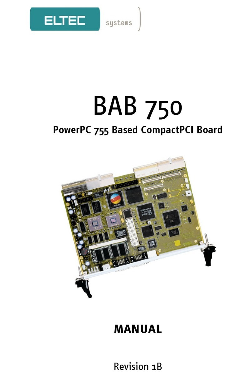 ELTEC BAB 750 manual