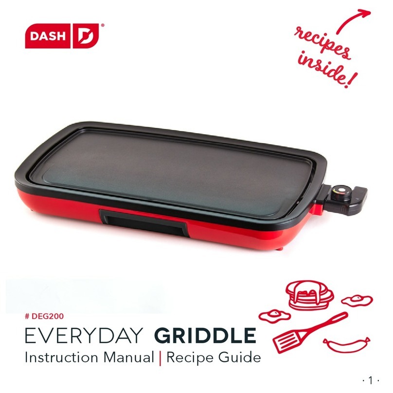 Dash DEG200 Instruction manual & recipe guide