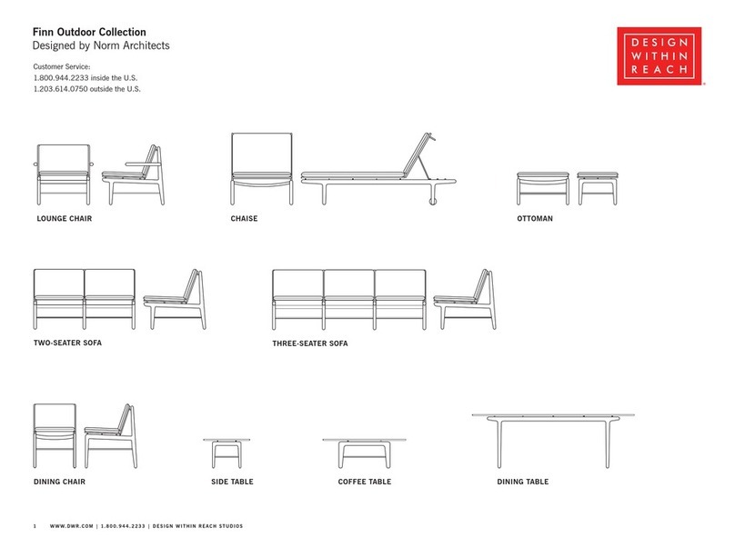 Design Within Reach Finn Outdoor Series manual