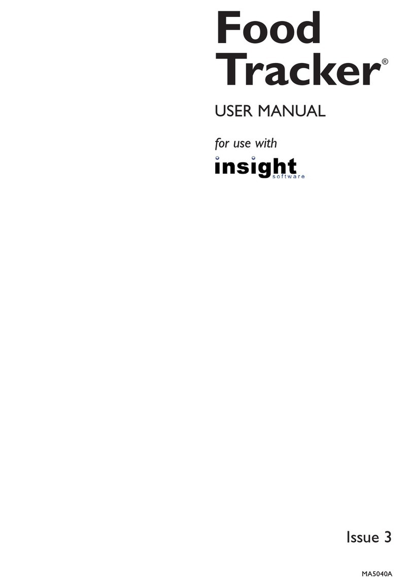 Fluke Datapaq Food Tracker User manual