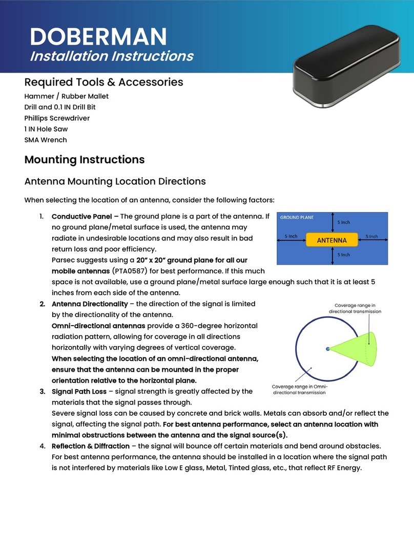 Parsec Technologies DOBERMAN installation instructions