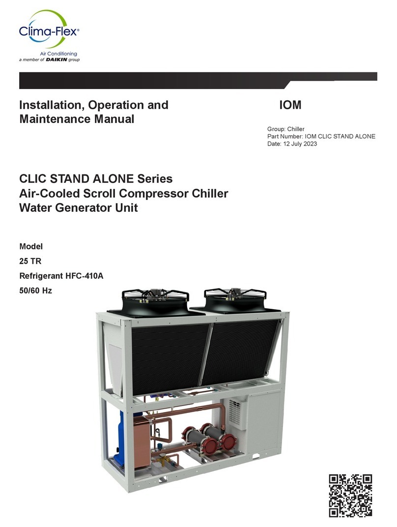Daikin Clima-Flex CLIC STAND ALONE Series User manual